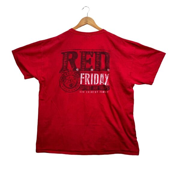 Chris Kyle Frog Foundation Seal Red Friday Shirt Remember Everyone Deployed 2XL - Picture 2 of 3